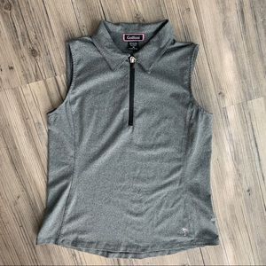 GOLFTINI ATHLETIC MATERIAL ZIP TANK